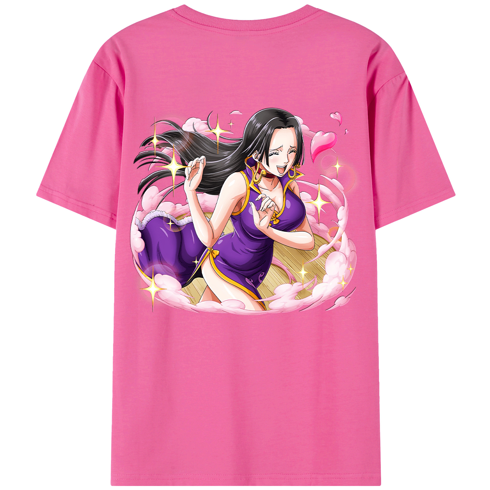 ワンピース ボア・ハンコック ONE PIECE Boa·Hancock レディース半袖Tシャツ(バックプリント)